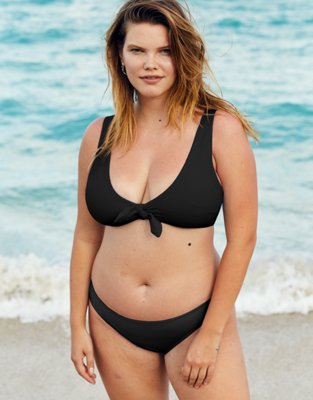 Aerie Wide Strap Plunge Bikini Top
