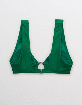 Aerie Wide Strap Plunge Bikini Top