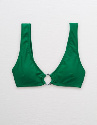 Aerie Wide Strap Plunge Bikini Top