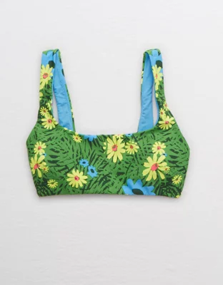 Aerie Wide Strap Scoop Bikini Top