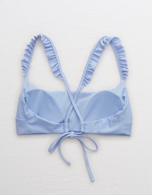 Aerie Ruffle Scoop Bikini Top