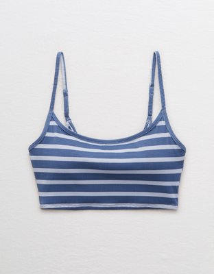 Aerie Ribbed Longline Scoop Bikini Top