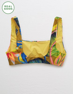 Aerie Wide Strap Scoop Bikini Top