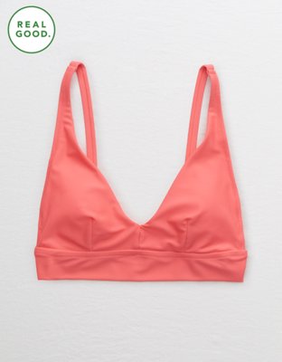 Aerie Longline V Scoop Bikini Top