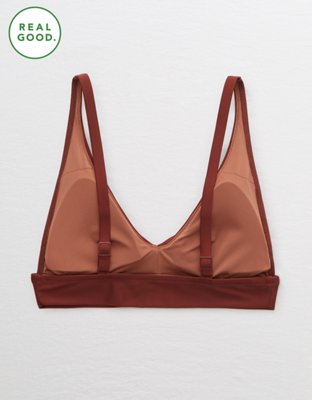 Aerie Longline V Scoop Bikini Top