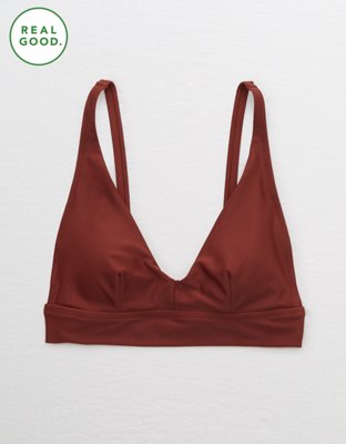 Aerie Longline V Scoop Bikini Top