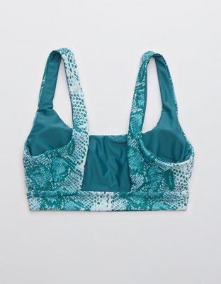 Aerie Snake Banded Wide Strap Scoop Bikini Top