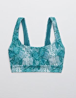 Aerie Snake Banded Wide Strap Scoop Bikini Top