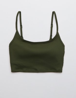 Aerie Ribbed Longline Scoop Bikini Top