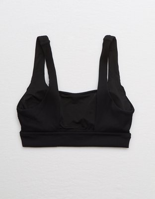 Aerie Ribbed Banded Wide Strap Scoop Bikini Top