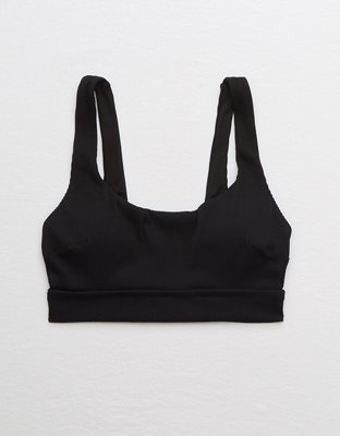 Aerie Ribbed Banded Wide Strap Scoop Bikini Top