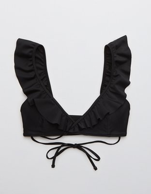 Aerie Ruffle Wrap Bikini Top