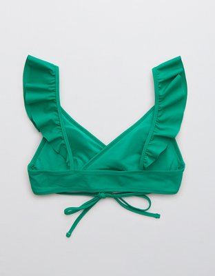 Aerie Ruffle Wrap Bikini Top