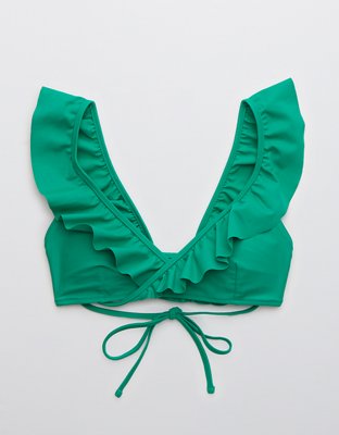 Aerie Ruffle Wrap Bikini Top