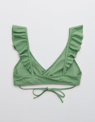 Aerie Ruffle Wrap Bikini Top