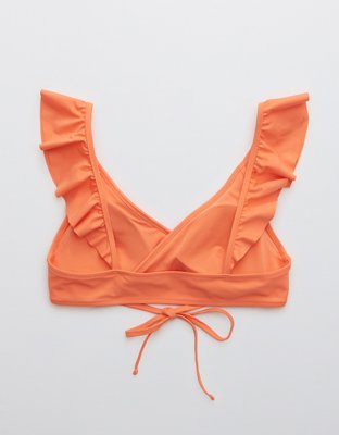 Aerie Ruffle Wrap Bikini Top