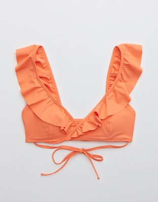 Aerie Ruffle Wrap Bikini Top