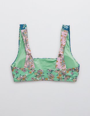 Aerie Bow Wide Strap Scoop Bikini Top