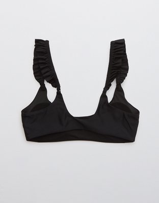 Aerie Ruffle Scoop Bikini Top