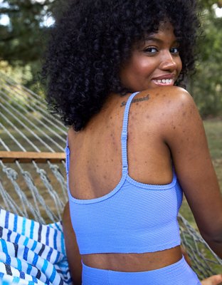 Верх бикини Textured Longline — Aerie — фото 2
