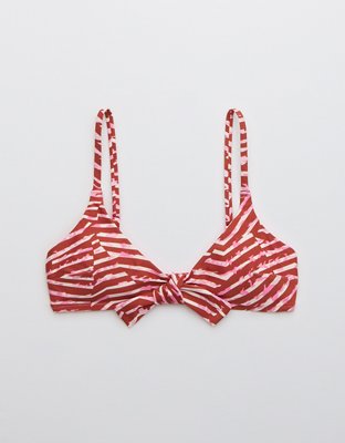 Aerie Tie Front Scoop Bikini Top