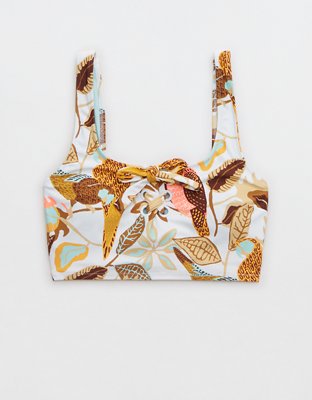 Aerie Grommet Longline Scoop Bikini Top