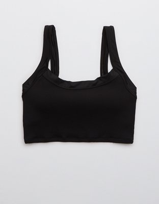 Aerie Ribbed Mix Longline Scoop Bikini Top