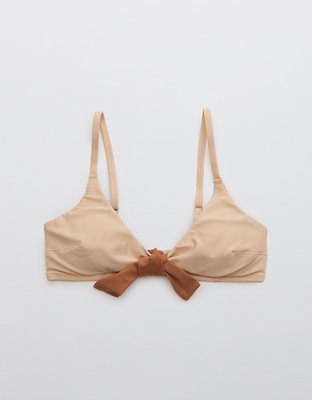 Aerie Tie Front Scoop Bikini Top