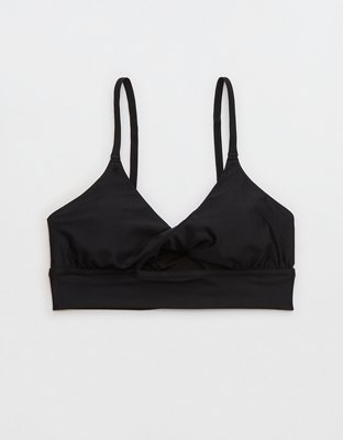 Aerie Twist Longline Scoop Bikini Top