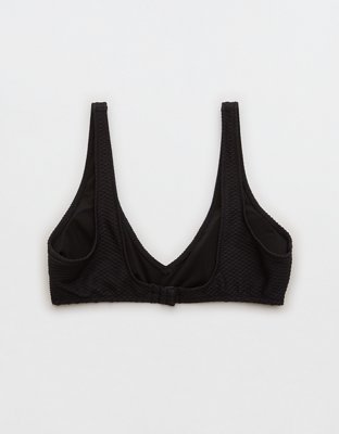 Aerie Jacquard Voop Plunge Bikini Top