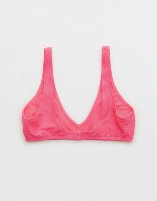 Aerie Jacquard Voop Plunge Bikini Top