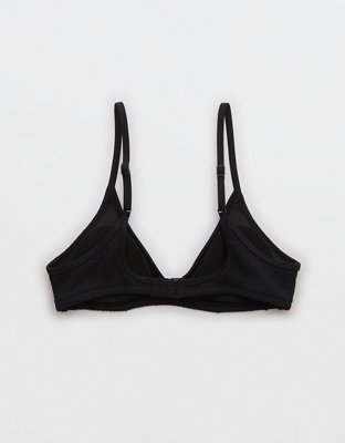 Aerie Crinkle Voop Binding Bikini Top
