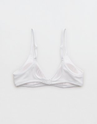 Aerie Crinkle Voop Binding Bikini Top