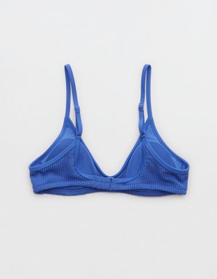Aerie Crinkle Voop Binding Bikini Top