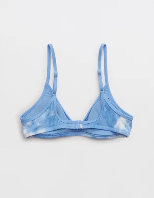 Aerie Crinkle Voop Binding Bikini Top