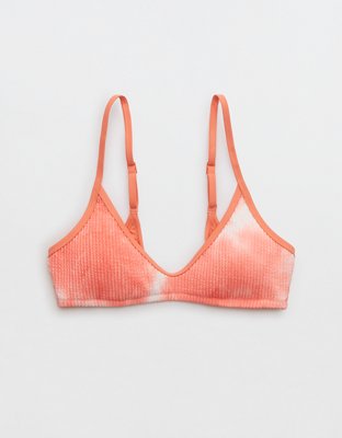 Aerie Crinkle Voop Binding Bikini Top