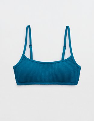 Aerie Crinkle Voop Binding Bikini Top