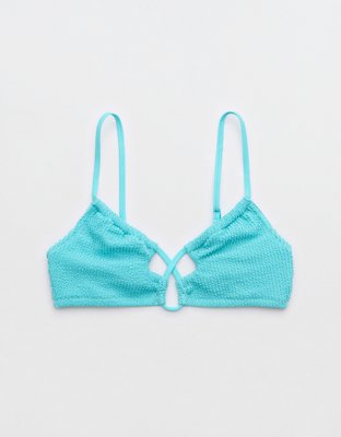 Aerie Crinkle Lightly Lined Underwire Bikini Top