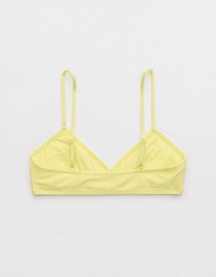 Верх бикини Shine Twist, в рубчик — Aerie — фото 4
