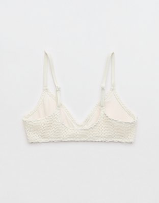 Aerie Cloudweave Crochet Voop Bikini Top