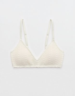 Aerie Cloudweave Crochet Voop Bikini Top