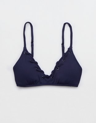 Aerie Ribbed Voop Bikini Top
