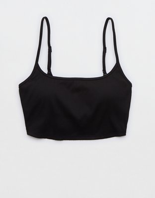 Aerie Ribbed Scoop Longline Bikini Top