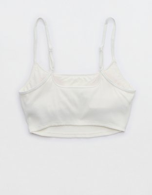 Aerie Ribbed Scoop Longline Bikini Top