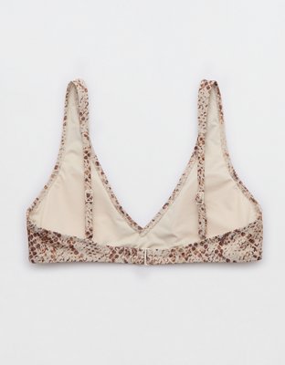 Aerie Sparkle Wide Strap Voop Bikini Top