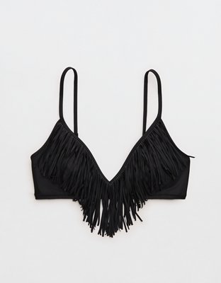 Aerie Skinny Strap Voop Bikini Top | Aerie