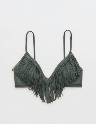 Aerie Skinny Strap Voop Bikini Top