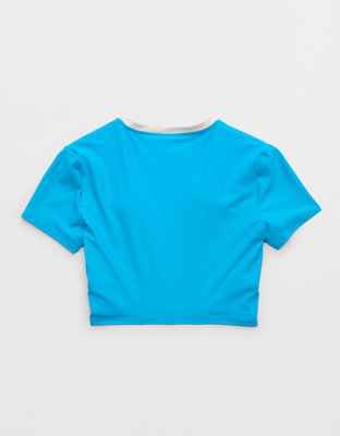 Aerie Crop Tee Bikini Top