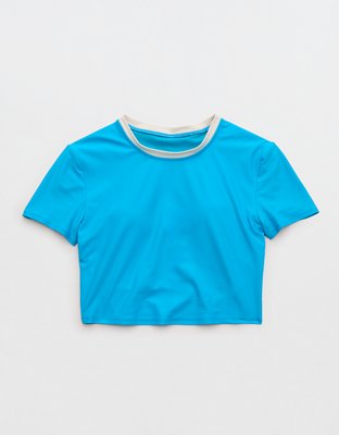 Aerie Crop Tee Bikini Top