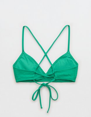 Aerie Skinny Strap Voop Bikini Top
